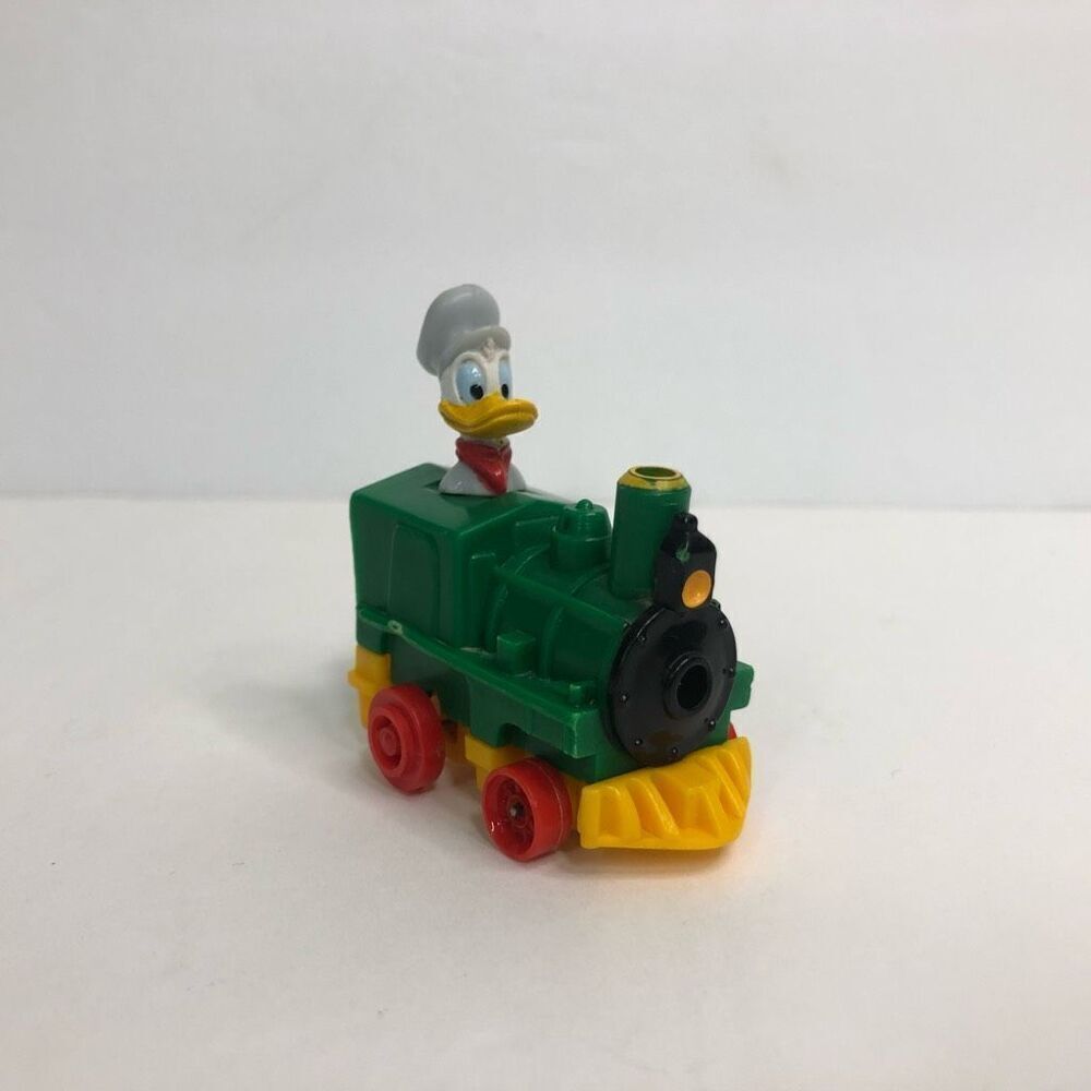 disney donald duck train steam locomotive vintage toy